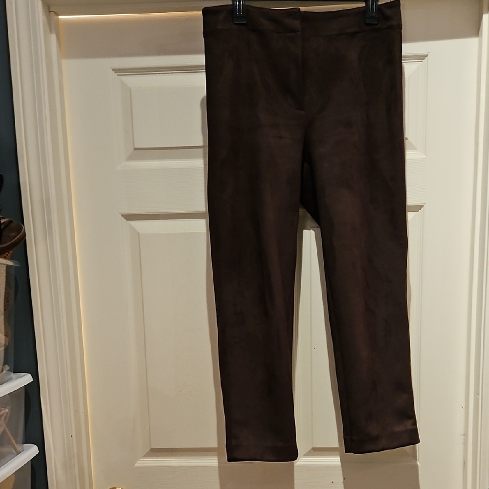 Ann Taylor Brown Suede Pants